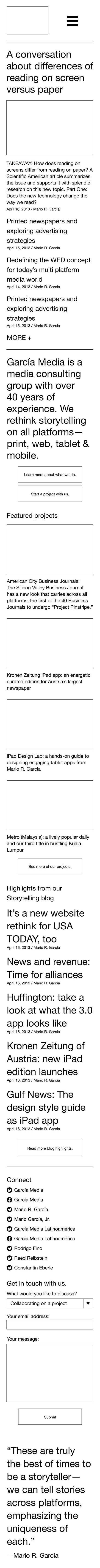homepage mobile wireframe