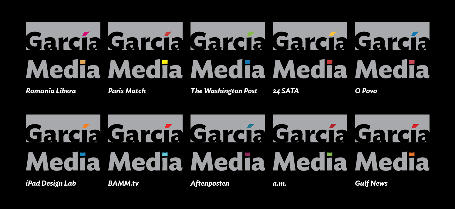 García Media logos